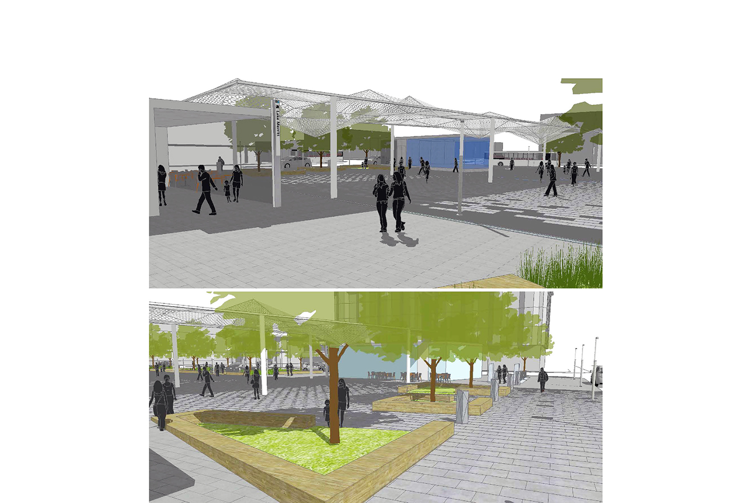 BART Transit Operations Facility and plaza