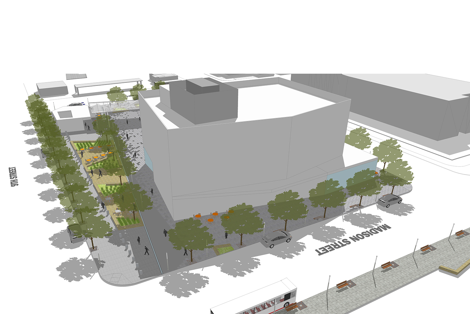 BART Transit Operations Facility and plaza
