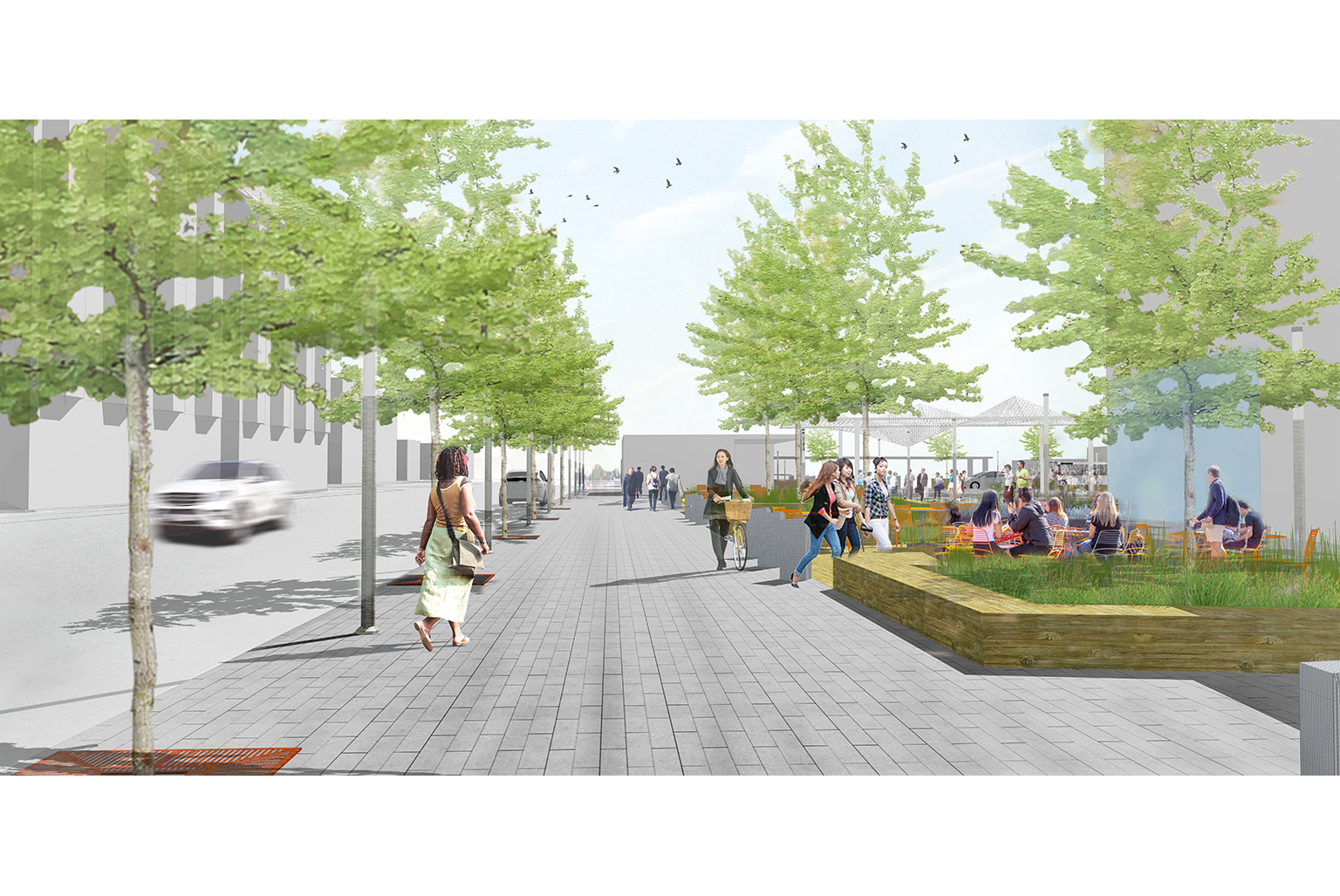BART Transit Operations Facility and plaza