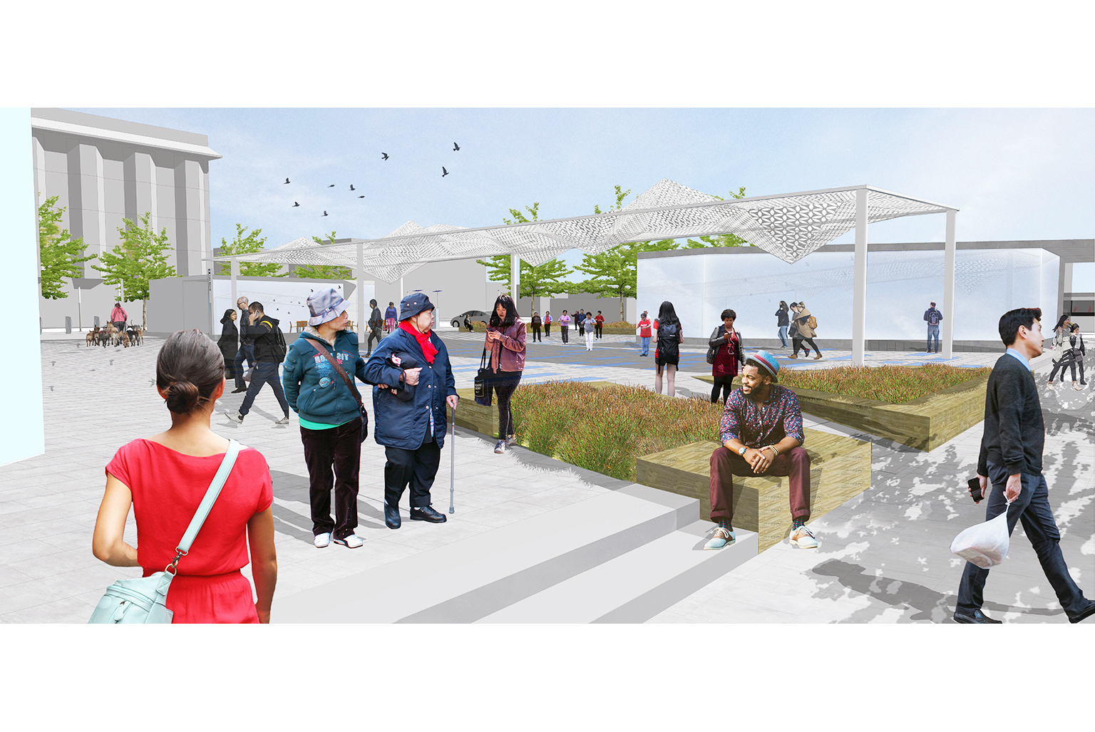 BART Transit Operations Facility and plaza