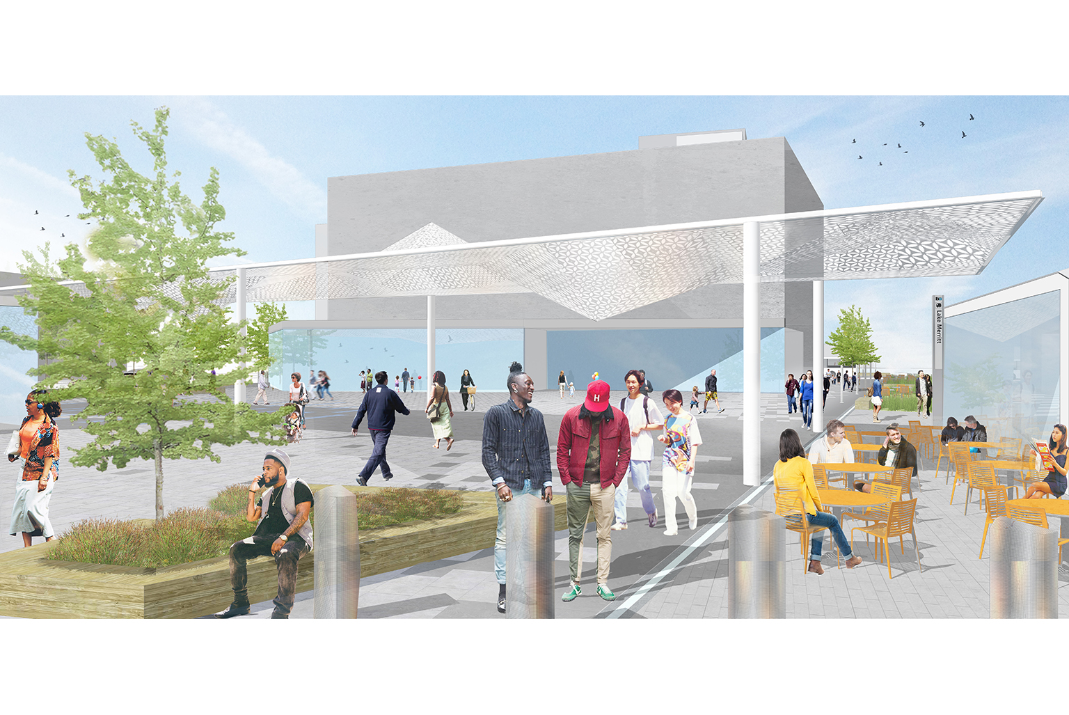 BART Transit Operations Facility and plaza