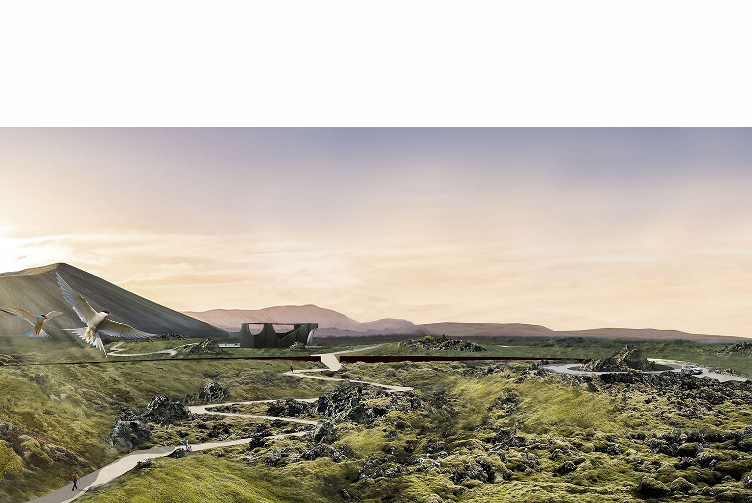 Iceland Black Lava Visitor Center