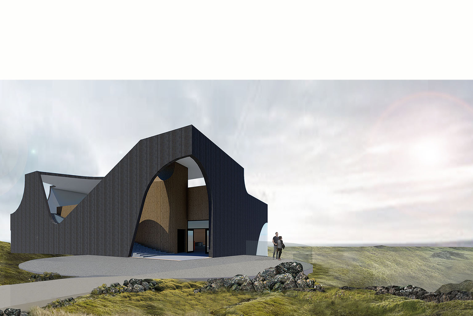 Iceland Black Lava Visitor Center