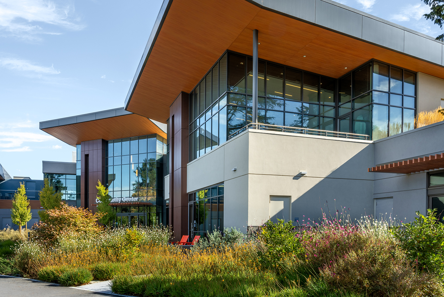 Burlingame Community Center and Washington Park Playground