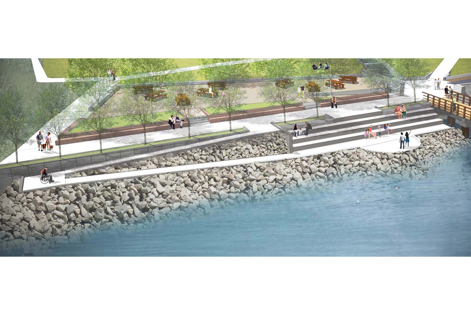 Tiburon Paradise Beach and Seawall