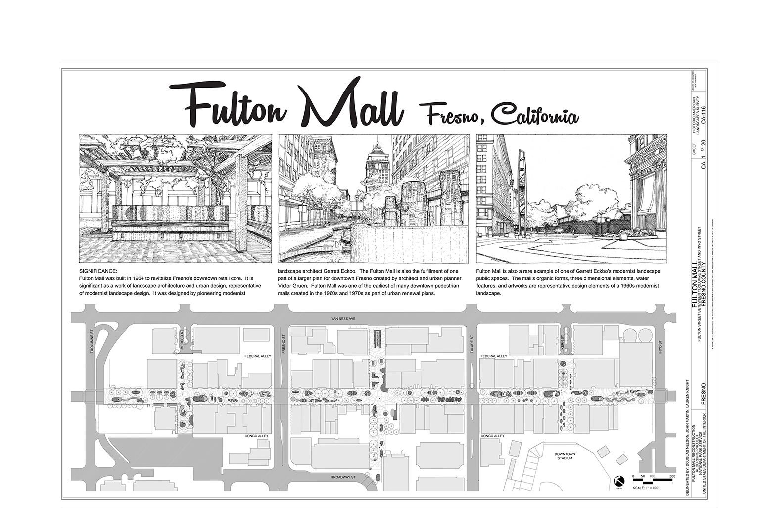 Fulton Mall Historic American Landscape Report Survey (HALS)