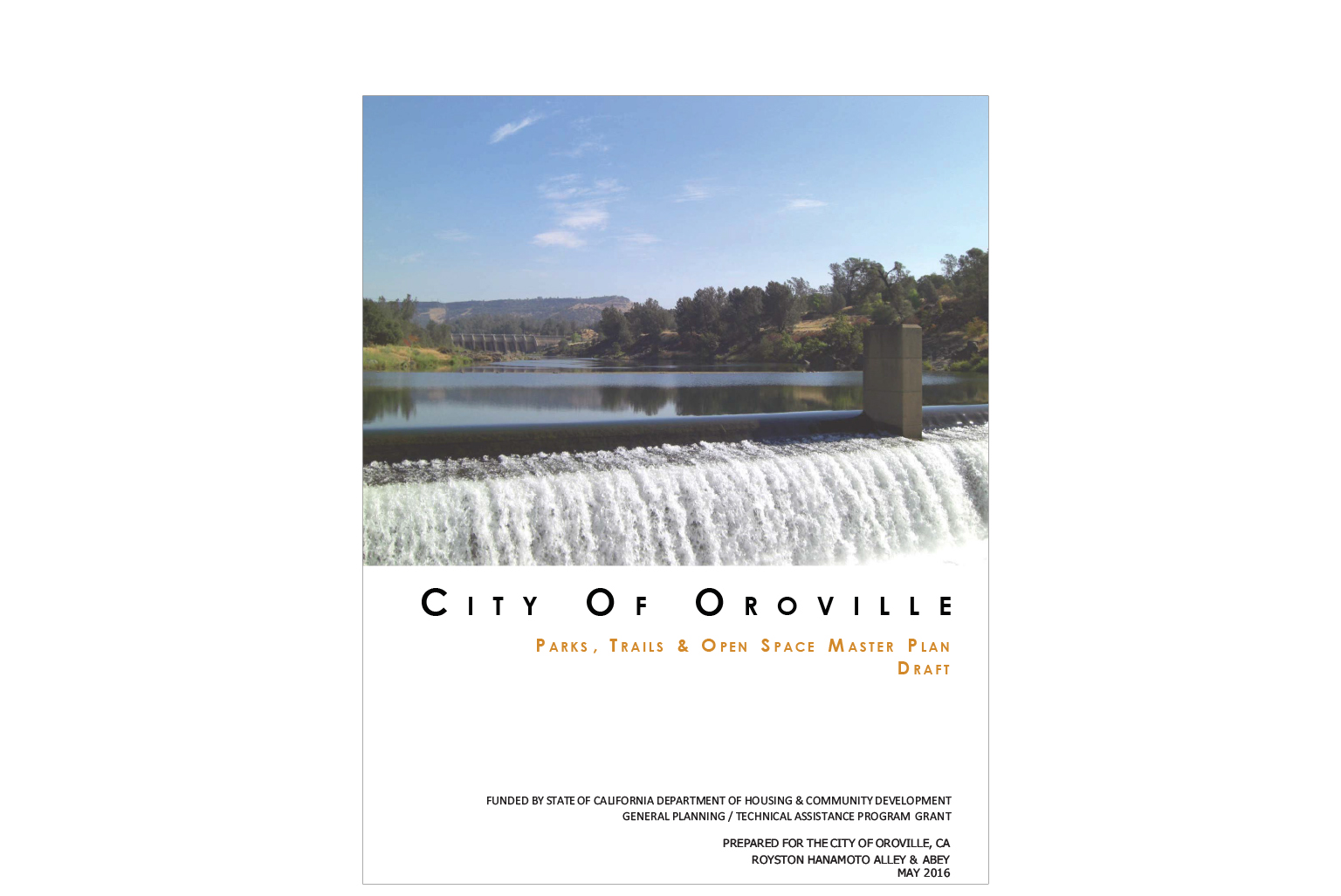 Oroville Parks, Trails, and Open Space Master Plan