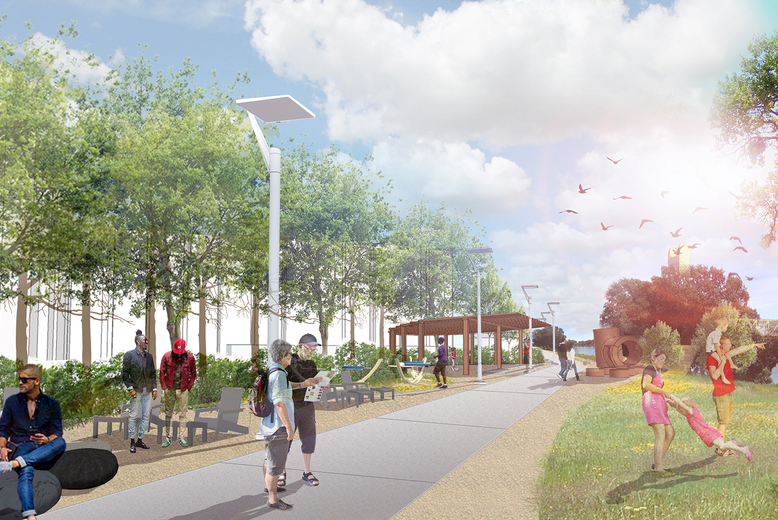 West Sacramento Riverwalk Trail