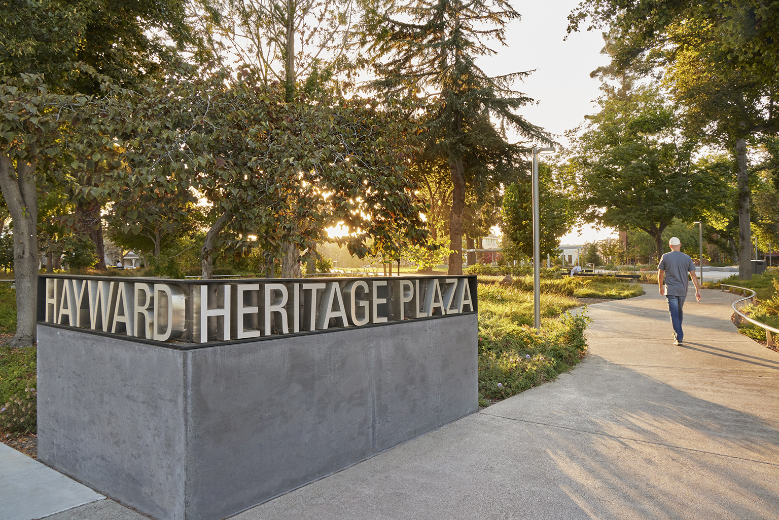 Hayward Library + Heritage Plaza